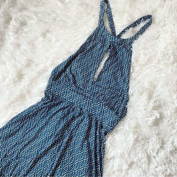 Urban Outfitters Blue Patterned Romper - Picture 2 of 7